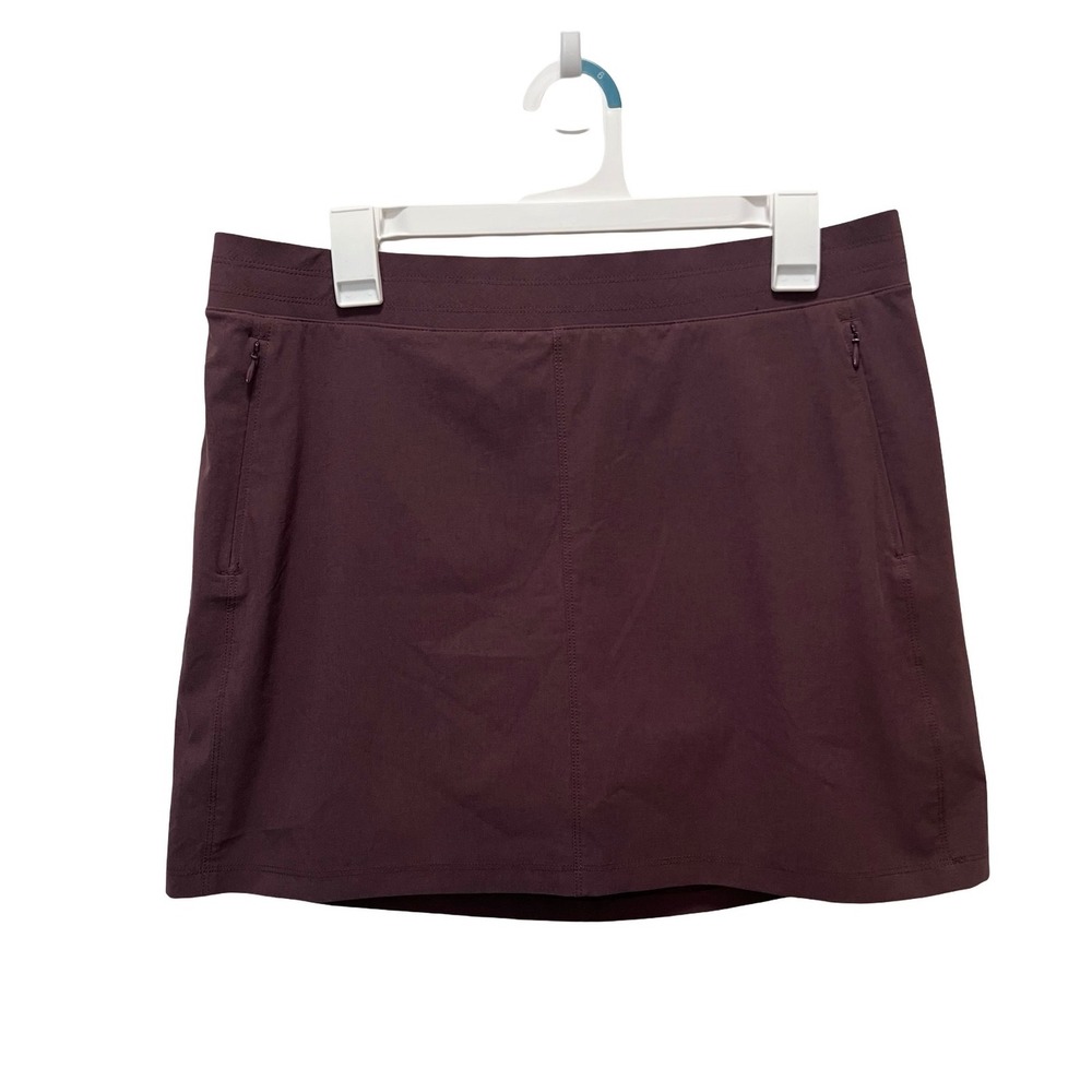 KUHL Mova Skort Womens Medium Burgundy Plum Active Hiking Skirt Pockets